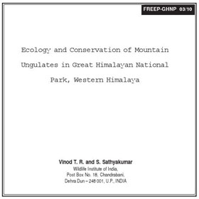 Research Mountain Ungulate Ecology by Vinod & Sathya